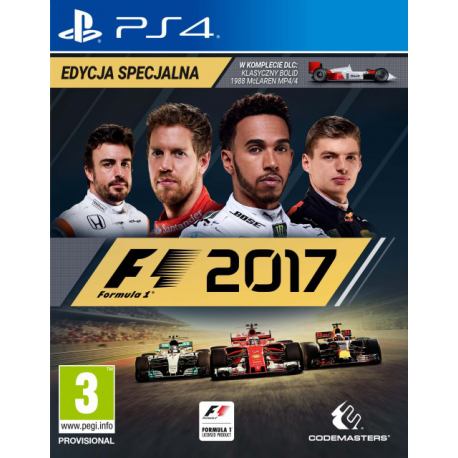 F1 2017 EDYCJA SPECJALNA [POL] (używana) (PS4)