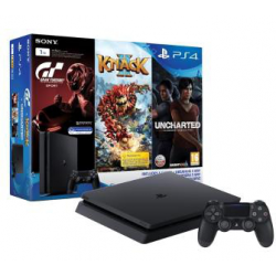 PlayStation 4 Slim 1 TB  + 3 gry (nowa) (PS4)