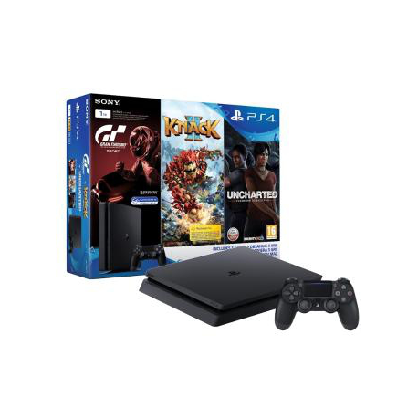 PlayStation 4 Slim 1 TB  + 3 gry (nowa) (PS4)