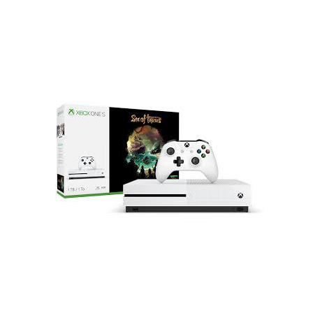 Xbox One S 1 TB + 160 GIER + SEA OF THIEVES [POL] (nowa) (XBOX)