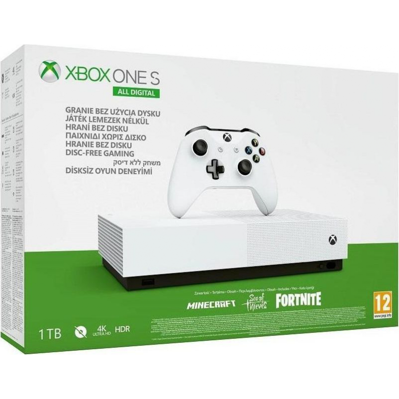 Certificaat Port Beschikbaar Xbox One S 1TB All Digital (używana) (XONE) - X-CONSOLE SKLEP