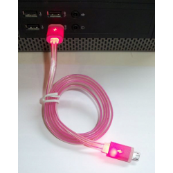 Kabel Micro USB LED Świecący Różne kolory (nowa)