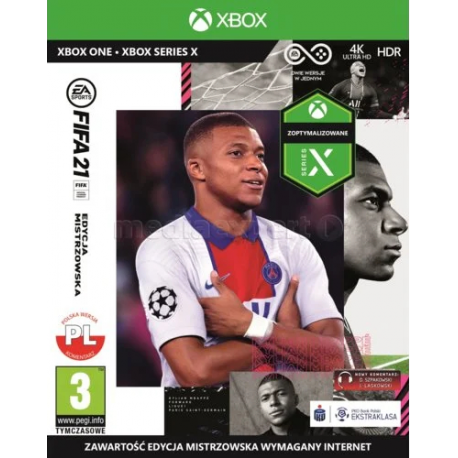 FIFA 21 Edycja Mistrzowska [POL] (nowa) (XONE)