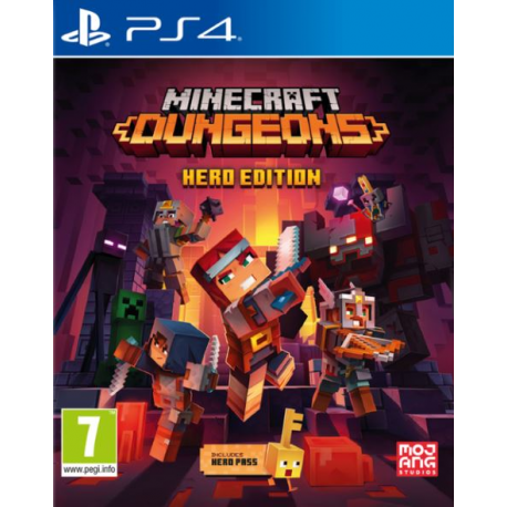 Minecraft Dungeons Hero Edition [POL] (używana) (PS4)