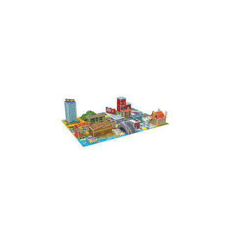 SUPER THINGS ZINGS KABOOM CITY PUZZLE 3D (nowa)