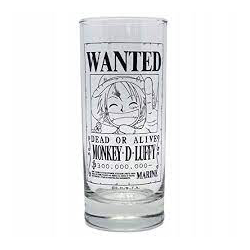 Szklanka One Piece Luffy Wanted (nowa)