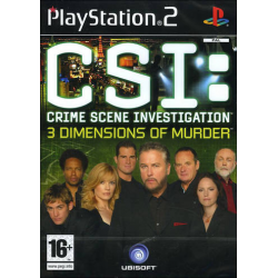 CSI CRIME SCENE INVESTIGATION 3 DIMENSIONS OF MURDER [ENG] (Używana) PS2